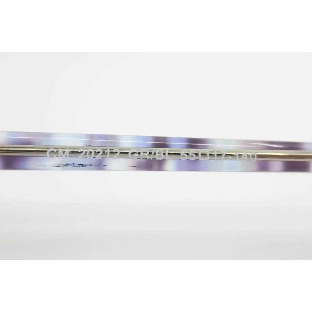 Christian Siriano CM 20212 GR/BL Blue Grey Tortoise Rectangular Eyeglass Frames